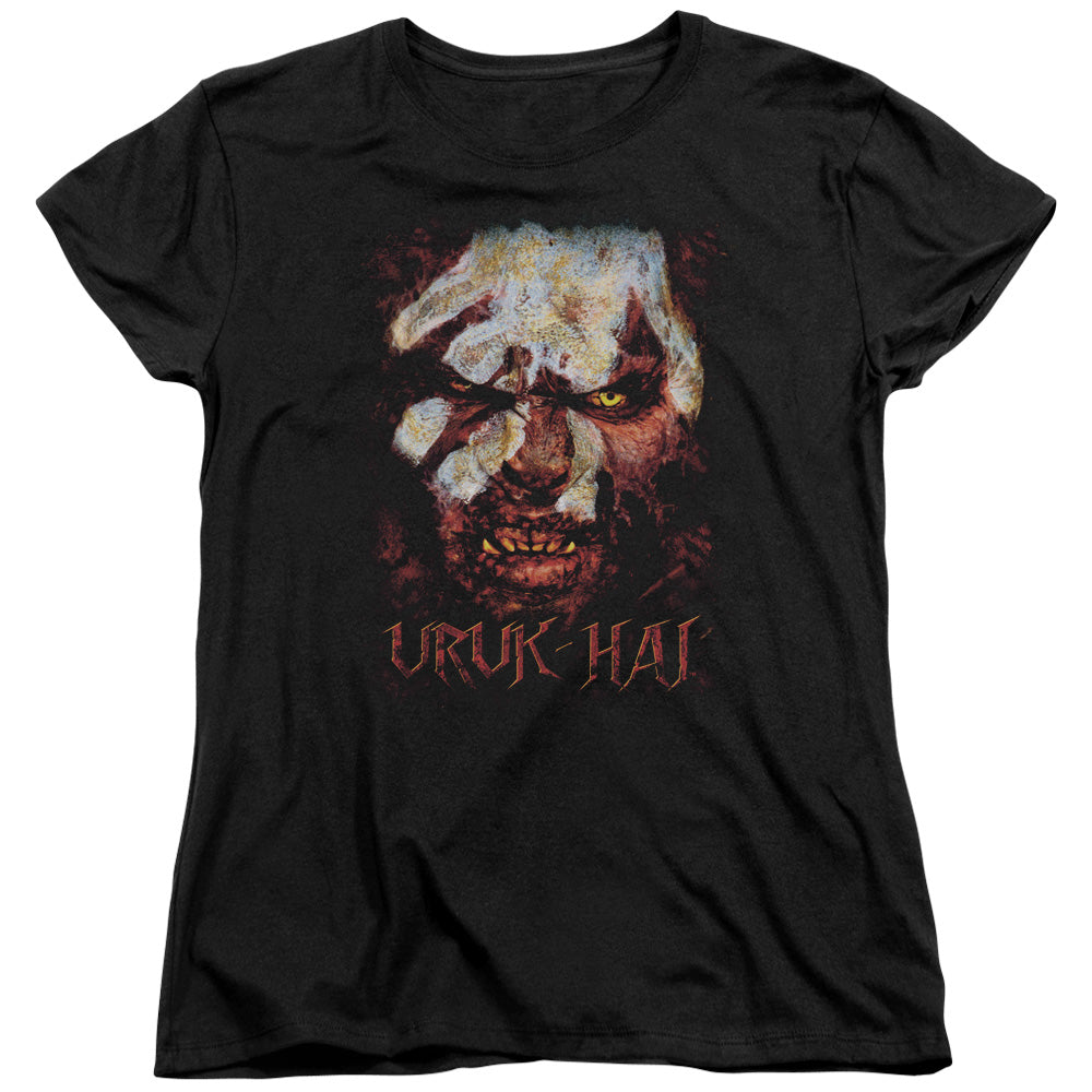 Lord of the Rings Uruk Hai Womens T Shirt Black