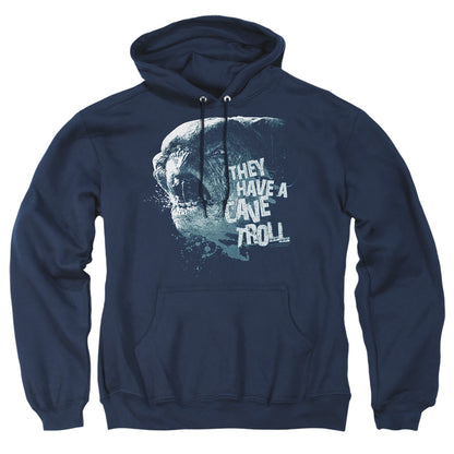 Lord of the Rings Cave Troll Mens Hoodie Navy