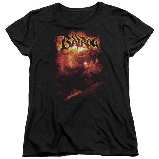 Lord of the Rings Balrog Womens T Shirt Black