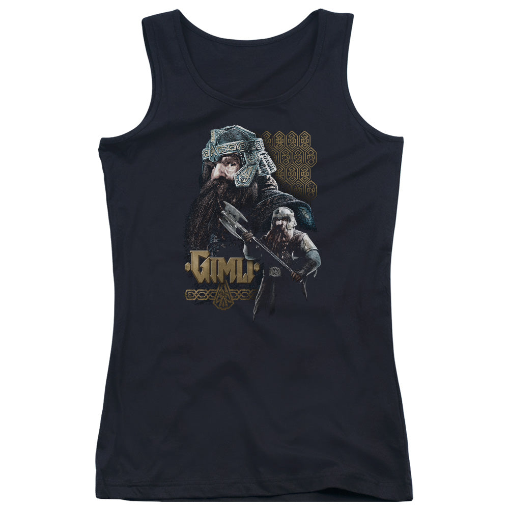 Lord of the Rings Gimli Womens Tank Top Shirt Black