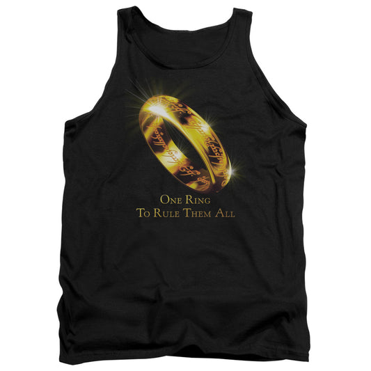 Lord of the Rings One Ring Mens Tank Top Shirt Black