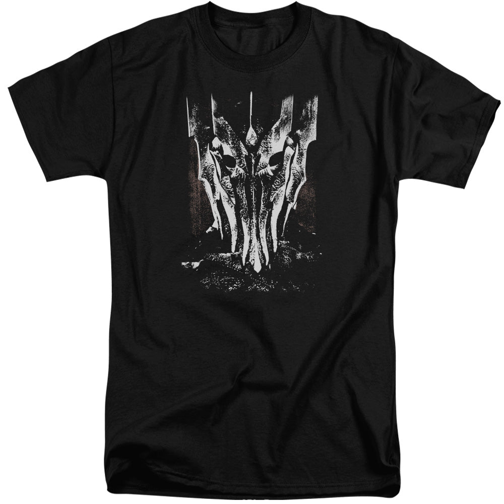 Lord of the Rings Big Sauron Head Mens Tall T Shirt Black Officially Licensed