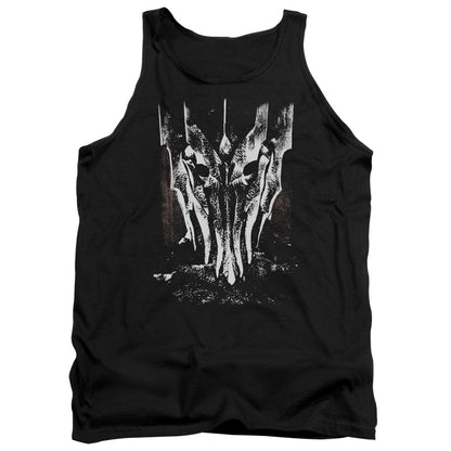 Lord of the Rings Big Sauron Head Mens Tank Top Shirt Black