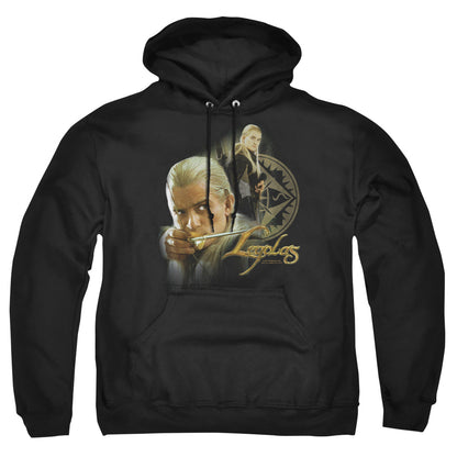 Lord of the Rings Legolas Mens Hoodie Black