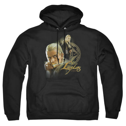 Lord of the Rings Legolas Mens Hoodie Black