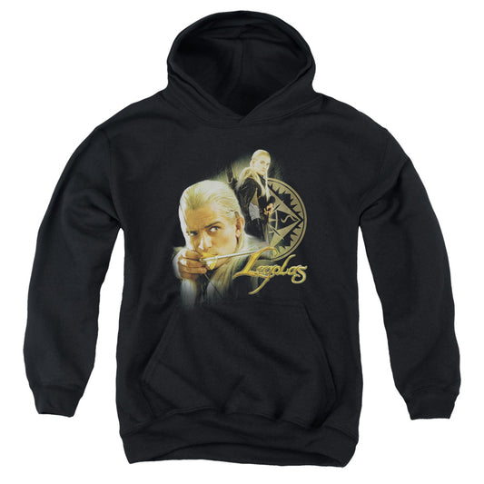 Lord of the Rings Legolas Kids Youth Hoodie Black