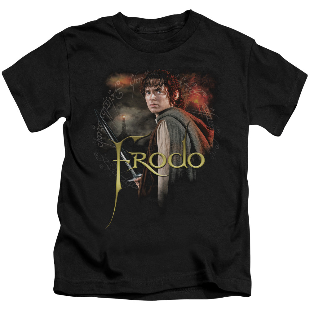 Lord of the Rings Frodo Juvenile Kids Youth T Shirt Black