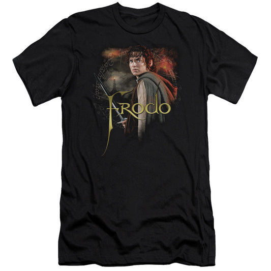 Lord of the Rings Frodo Premium Bella Canvas Slim Fit Mens T Shirt Black