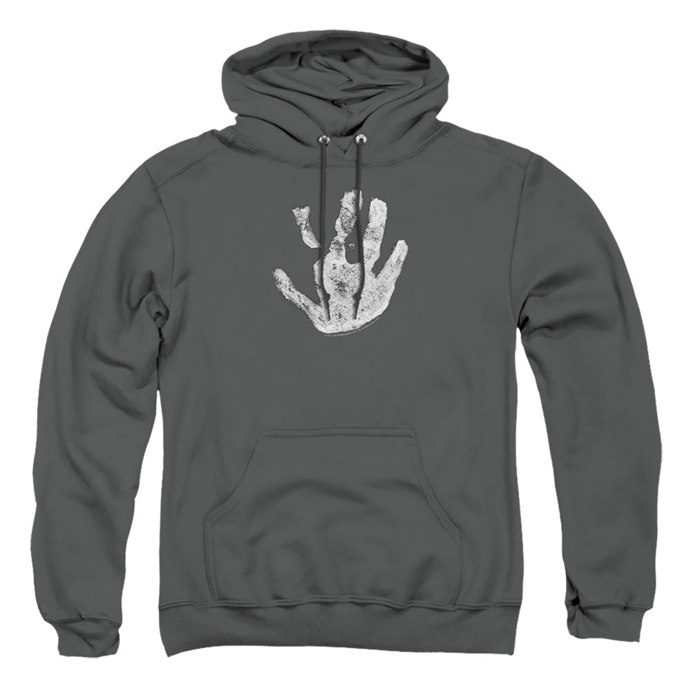 Lord of the Rings White Hand Mens Hoodie Charcoal