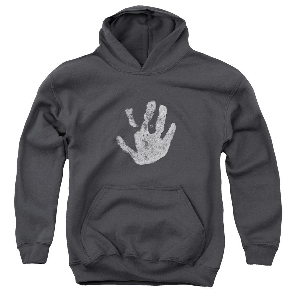 Lord of the Rings White Hand Kids Youth Hoodie Charcoal