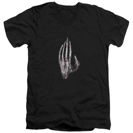 Lord of the Rings Hand of Saruman Mens Slim Fit V-Neck T Shirt Black