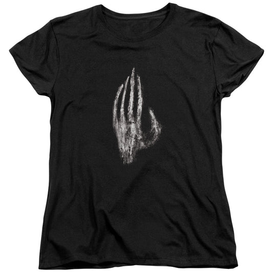 Lord of the Rings Hand of Saruman Womens T Shirt Black