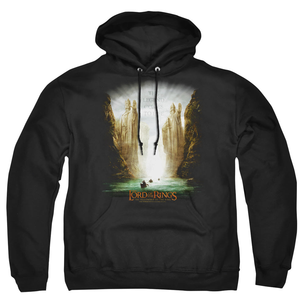 Lord of the Rings Kings Of Old Mens Hoodie Black