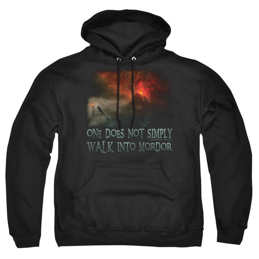 Lord of the Rings Walk In Mordor Mens Hoodie Black