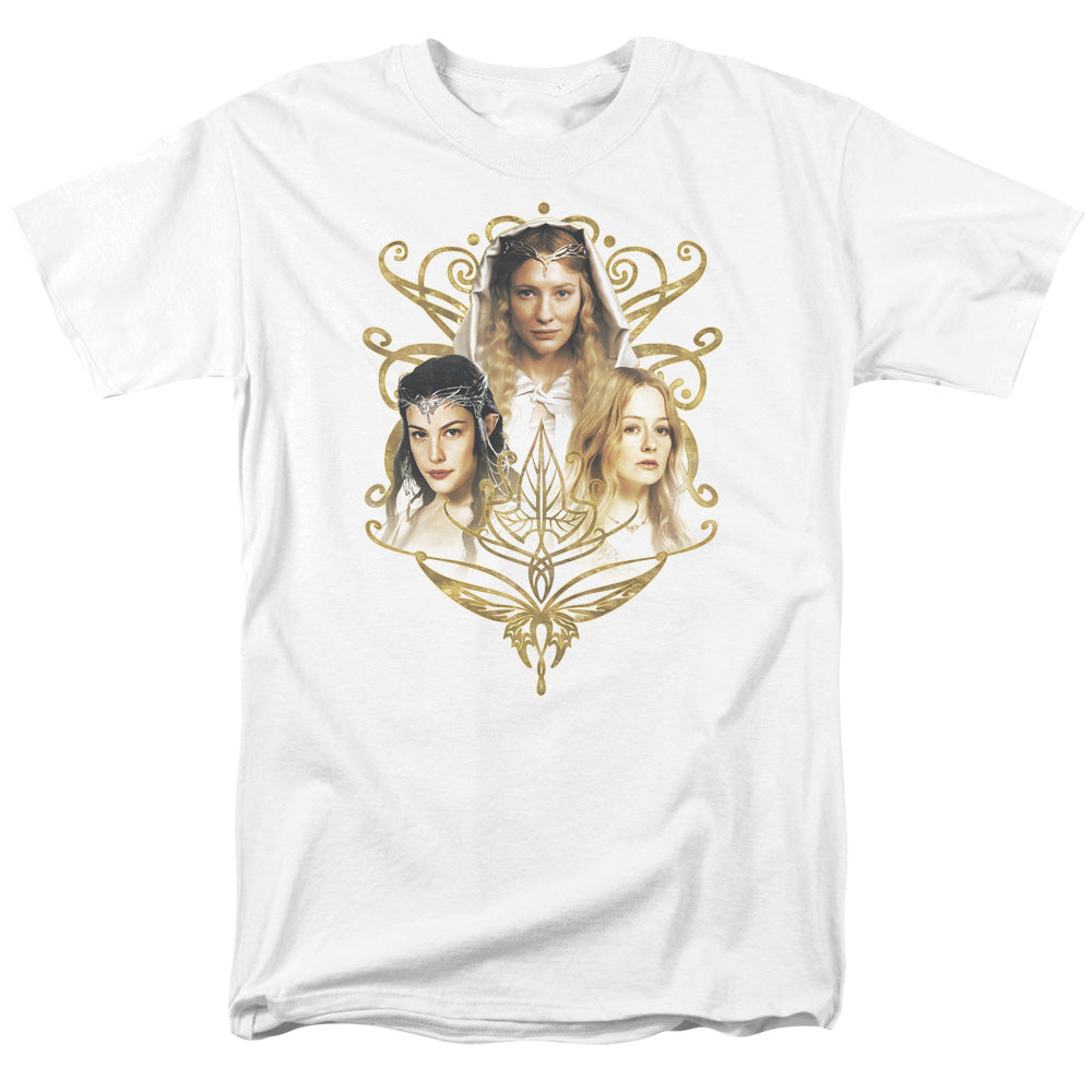 Lord of the Rings Women Of Middle Earth Mens T Shirt White Officially Licensed