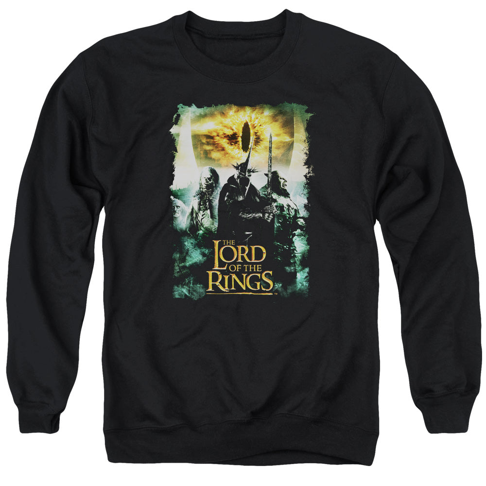 Lord Of The Rings Villain Group Mens Crewneck Sweatshirt Black