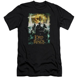 Lord Of The Rings Villain Group Premium Bella Canvas Slim Fit Mens T Shirt Black