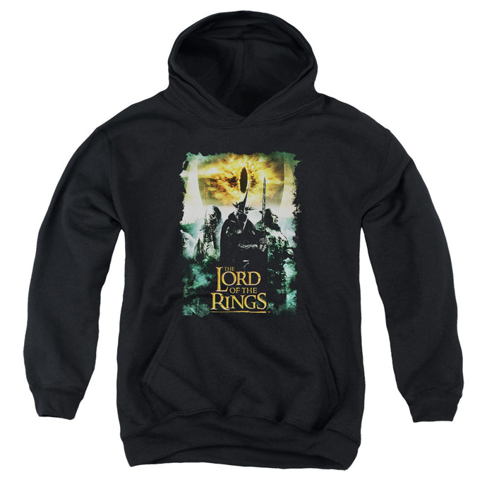 Lord Of The Rings Villain Group Kids Youth Hoodie Black