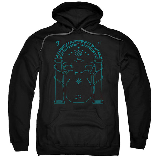 Lord Of The Rings Doors of Durin Mens Hoodie Black