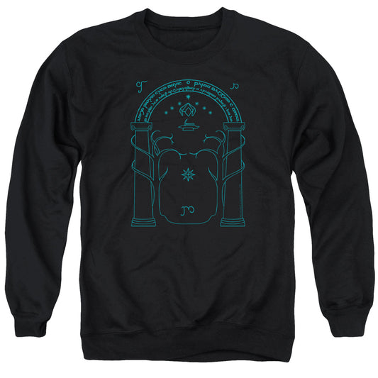 Lord Of The Rings Doors of Durin Mens Crewneck Sweatshirt Black