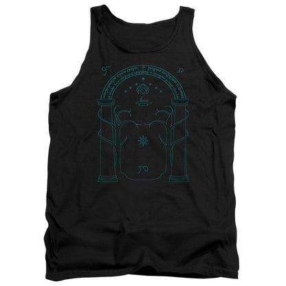 Lord Of The Rings Doors of Durin Mens Tank Top Shirt Black