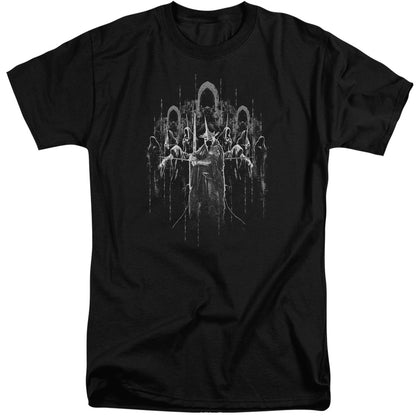 Lord Of The Rings The Nine Mens Tall T Shirt Black