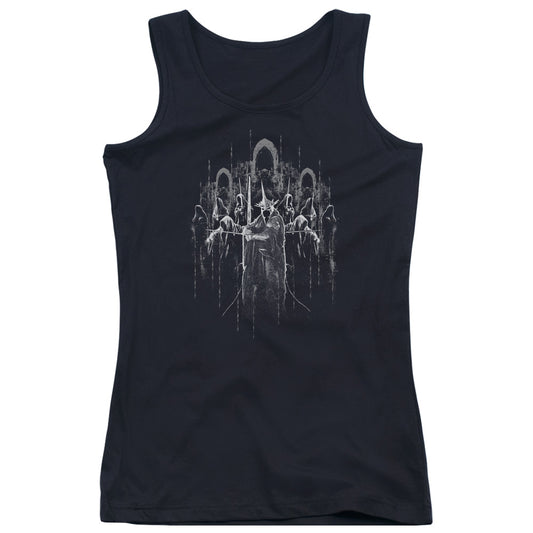 Lord Of The Rings the Nine Womens Tank Top Shirt Black