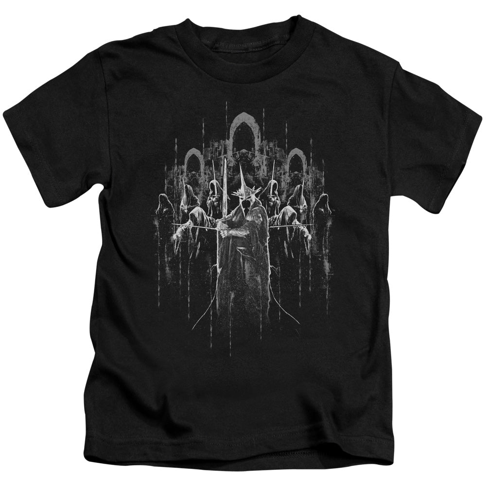 Lord Of The Rings the Nine Juvenile Kids Youth T Shirt Black