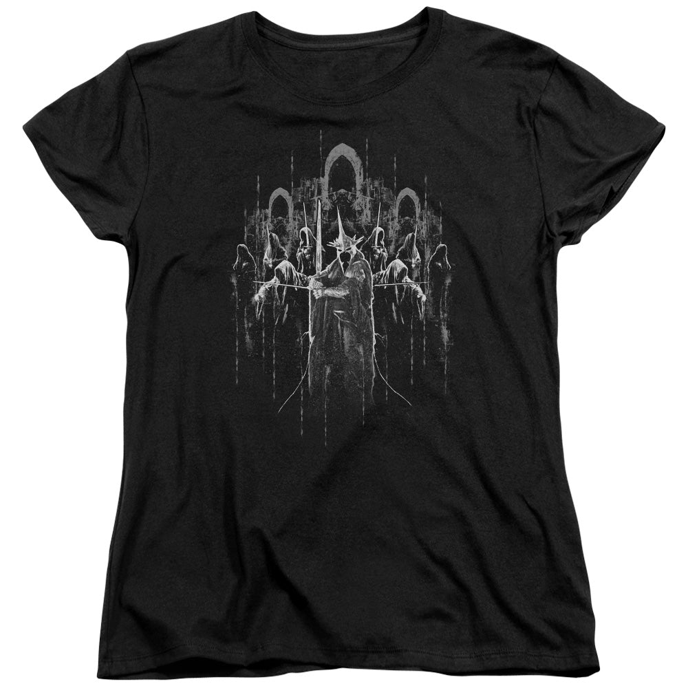 Lord Of The Rings the Nine Womens T Shirt Black