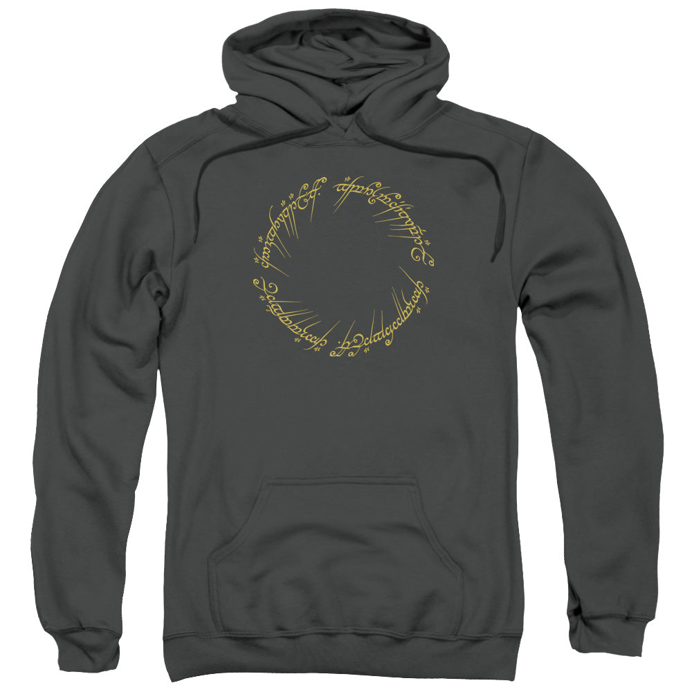 Lord Of The Rings One Ring Mens Hoodie Charcoal