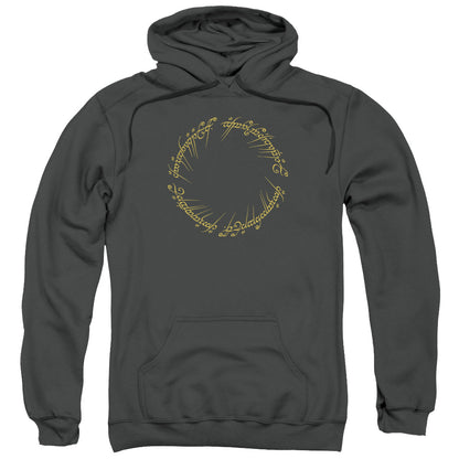 Lord Of The Rings One Ring Mens Hoodie Charcoal