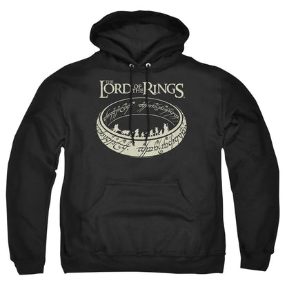 Lord Of The Ringsd Of The Rings The Journey Mens Hoodie Black Officially Licensed