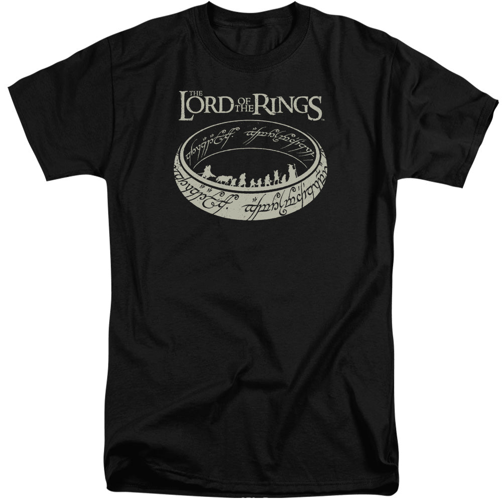 Lord Of The Rings the Journey Mens Tall T Shirt Black