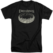 Load image into Gallery viewer, Lord Of The Rings the Journey Mens Tall T Shirt Black