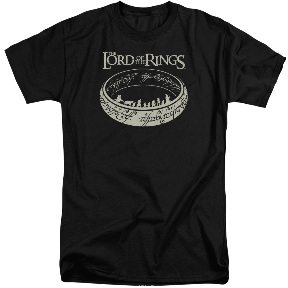 Lord Of The Rings The Journey Mens Tall T Shirt Black