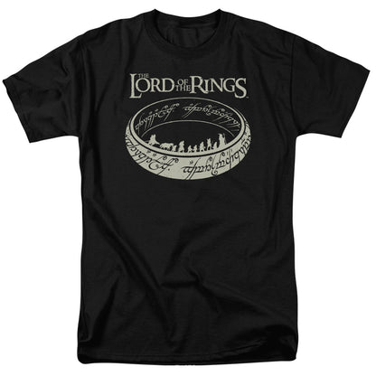 Lord Of The Rings The Journey Mens T Shirt Black