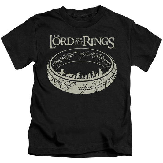 Lord Of The Rings the Journey Juvenile Kids Youth T Shirt Black