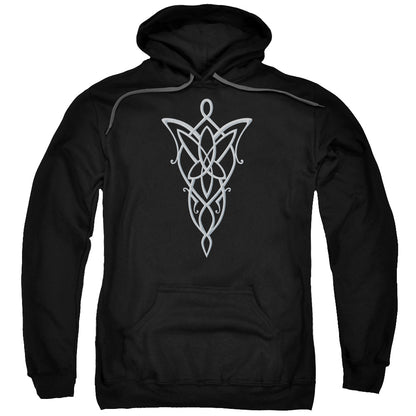 Lord Of The Rings Arwen Necklace Mens Hoodie Black