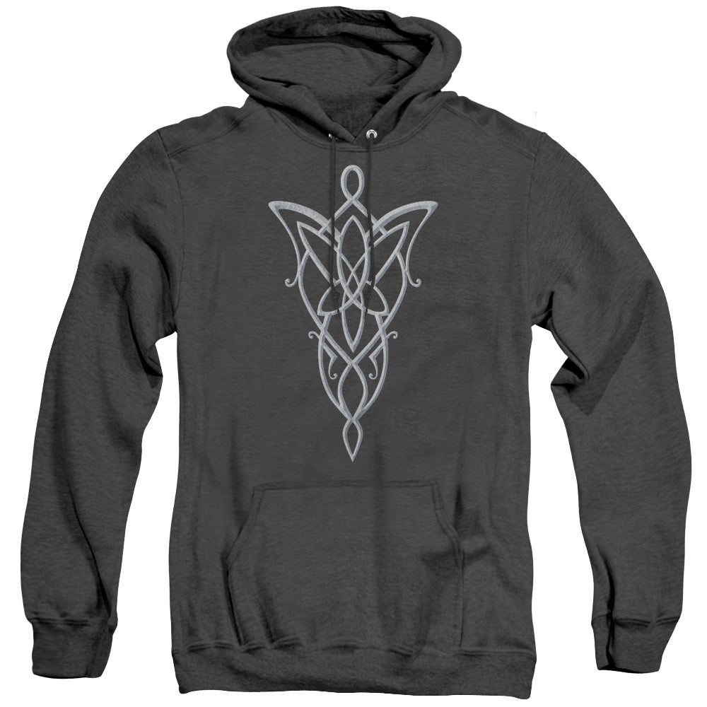 Lord Of The Rings Arwen Necklace Heather Mens Hoodie Black