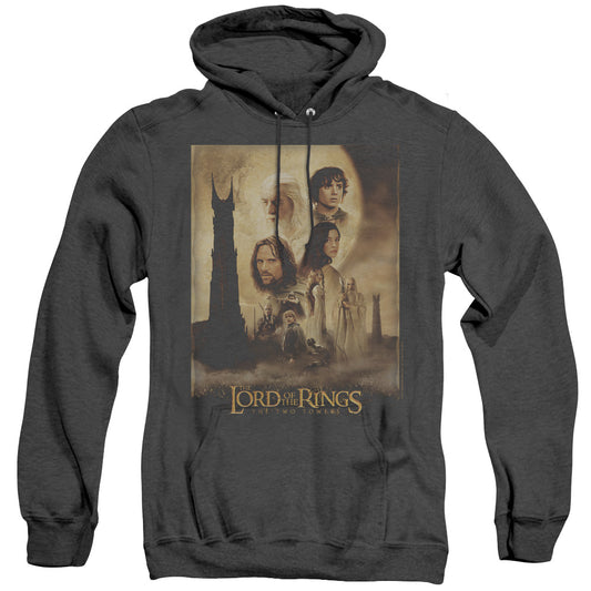 Lord of the Rings Tt Poster Heather Mens Hoodie Black