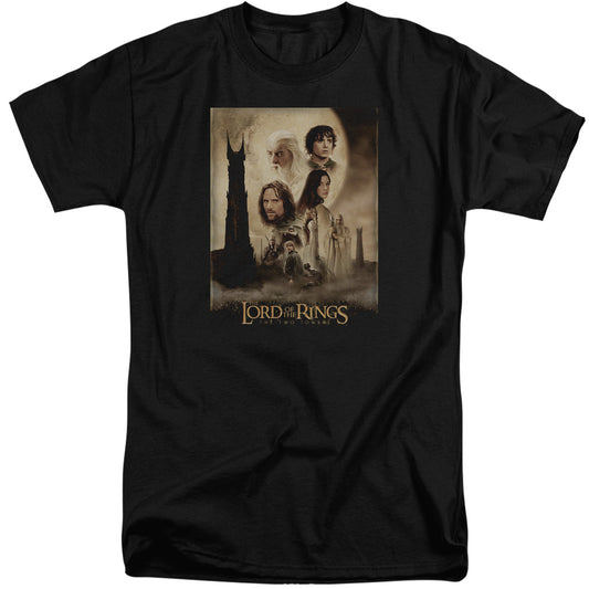 Lord of the Rings Tt Poster Mens Tall T Shirt Black