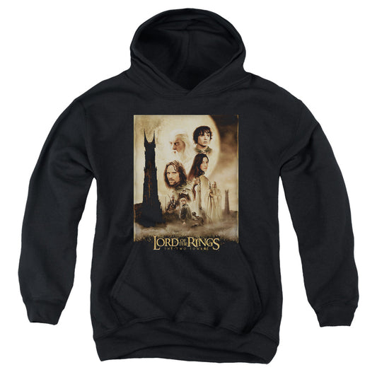 Lord of the Rings Tt Poster Kids Youth Hoodie Black