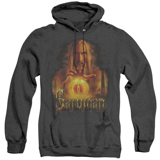 Lord of the Rings Saruman Heather Mens Hoodie Black