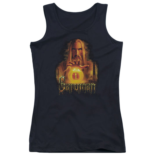 Lord of the Rings Saruman Womens Tank Top Shirt Black