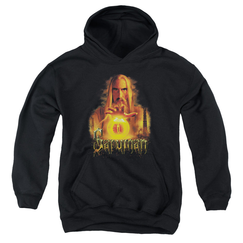 Lord of the Rings Saruman Kids Youth Hoodie Black