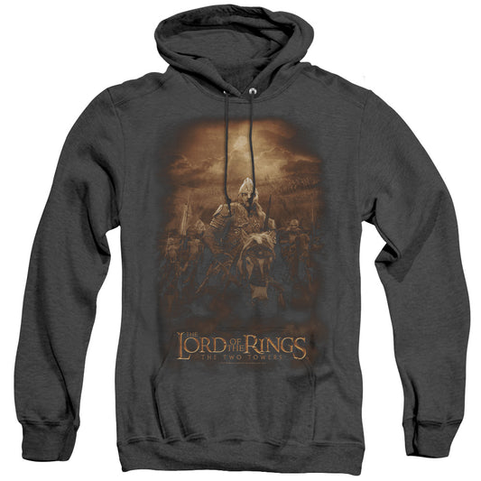 Lord of the Rings Riders of Rohan Heather Mens Hoodie Black