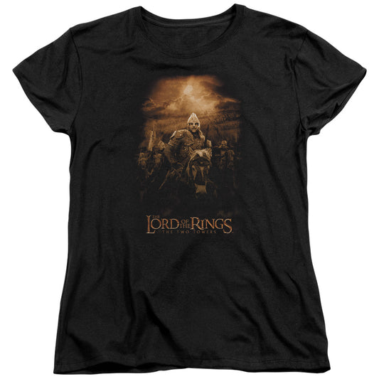 Lord of the Rings Riders of Rohan Womens T Shirt Black