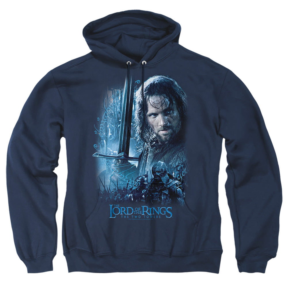 Lord of the Rings King In The Making Mens Hoodie Navy