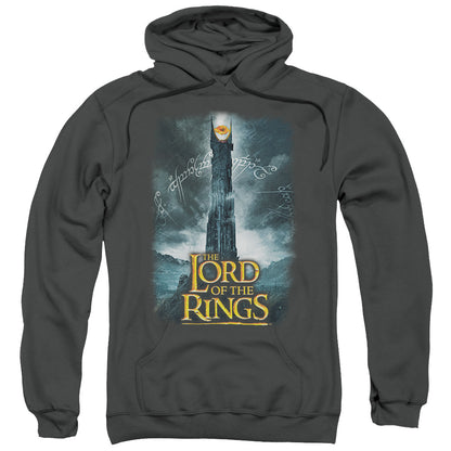 Lord of the Rings Always Watching Mens Hoodie Charcoal