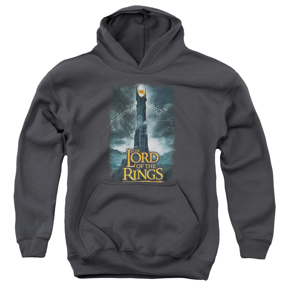 Lord of the Rings Always Watching Kids Youth Hoodie Charcoal